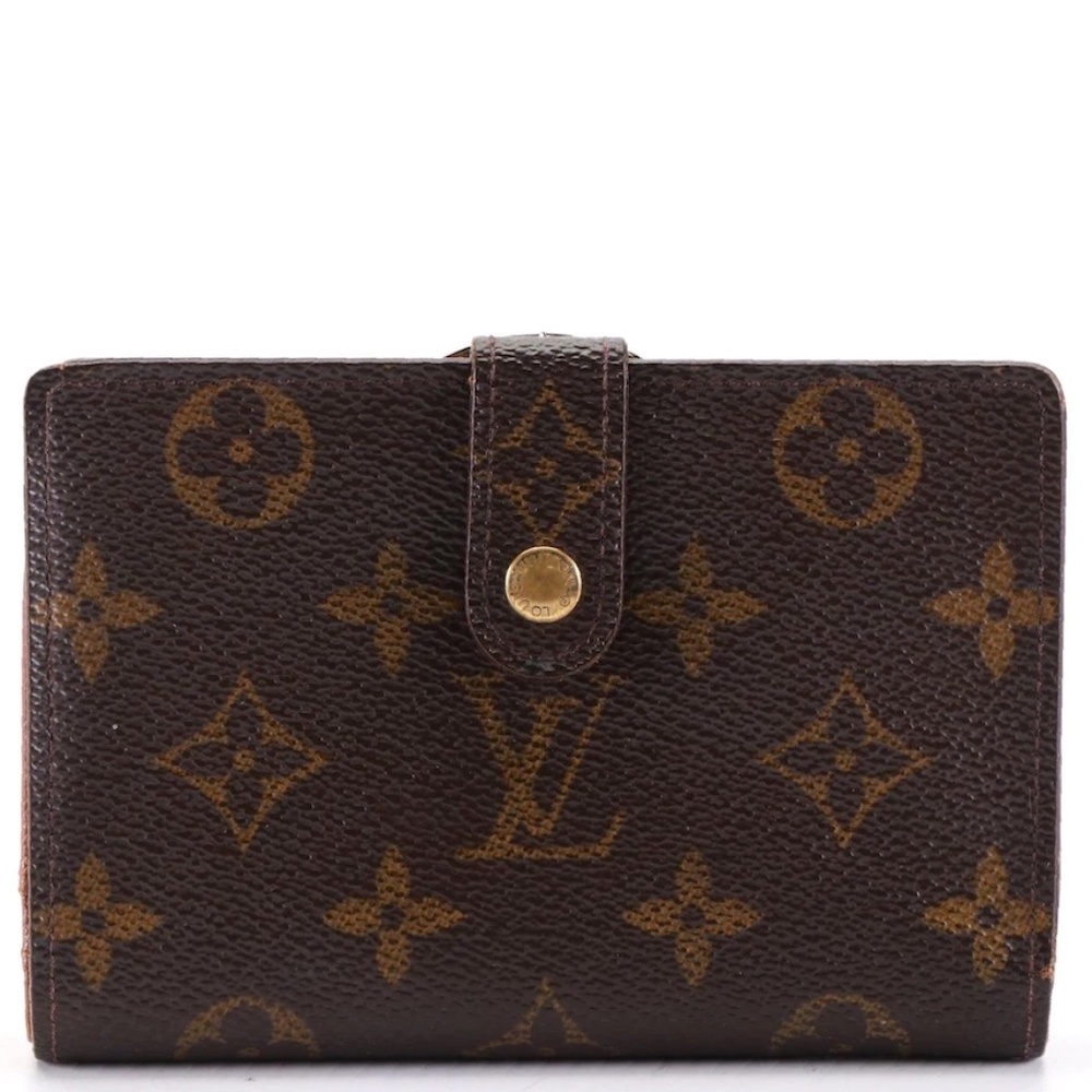 Louis Vuitton Porte-Monnaie Viennois Kisslock Wallet in Monogram AUTHENTIC!